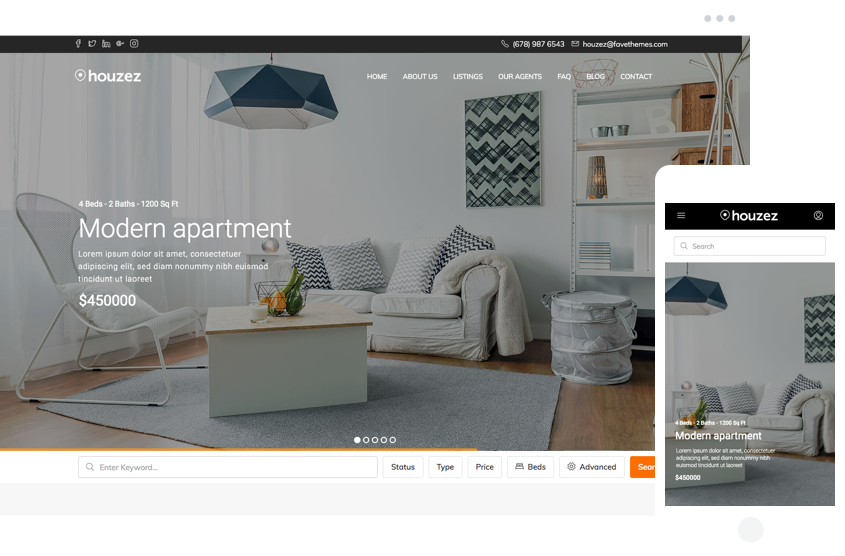 best 2020 wordpress real estate theme