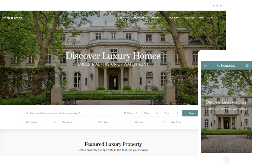 elementor real estate wordpress theme